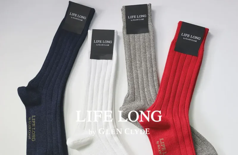 LIFE LONG by GLEN CLYDE ライフロング グレンクライド 靴下 ソックス 永久保証 生涯交換保証